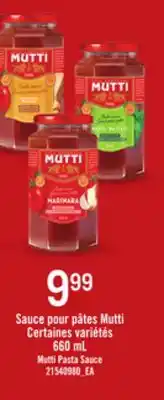 Provigo Sauce pour pâtes mutti, 660 ml offer