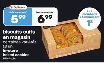Provigo Biscuits cuits en magasin, 18 un offer