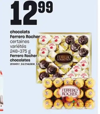 Provigo Chocolats ferrero rocher, 248-375 g offer
