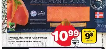 Marches Tradition Vasco & co frozen smoked atlantic salmon offer