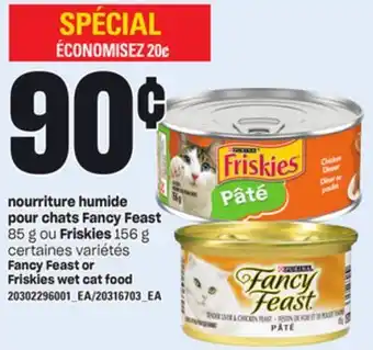 Provigo Nourriture humide pour chats fancy feast 85 g ou friskies 156 g offer