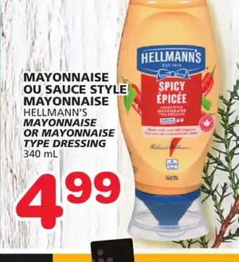 Marches Tradition Hellmann's mayonnaise or mayonnaise type dressing offer