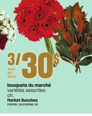 Provigo Bouquets du marché offer