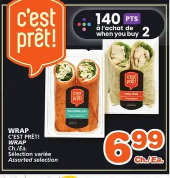 Marches Tradition C'est prêt! wrap offer
