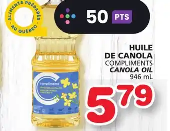 Marches Tradition Compliments canola oil offer