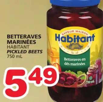 Marches Tradition Habitant pickled beets offer