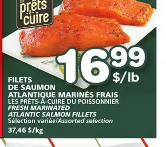Marches Tradition Fresh marinated atlantic salmon fillets offer
