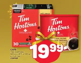 Marché Bonichoix Tim hortons moulu coffee offer