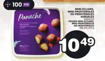 Marches Tradition Panache frozen mini eclairs, mini profiteroles or profiteroles offer