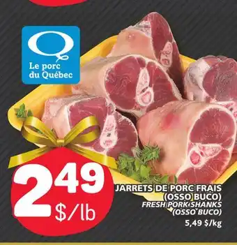 Marché Bonichoix Fresh pork shanks offer