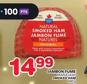 Marches Tradition Maple leaf smoked ham offer