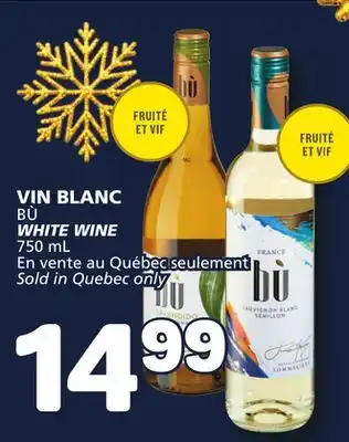 Marché Bonichoix Bù white wine offer