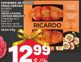 Marché Bonichoix Ricardo fresh stuffed chicken breasts offer