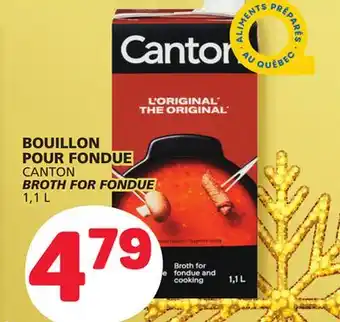 Marché Bonichoix Canton broth for fondue offer