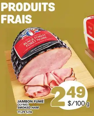 Marché Bonichoix Olymel smoked ham offer