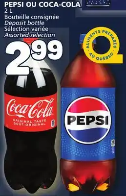 Marché Bonichoix Pepsi or coca-cola offer