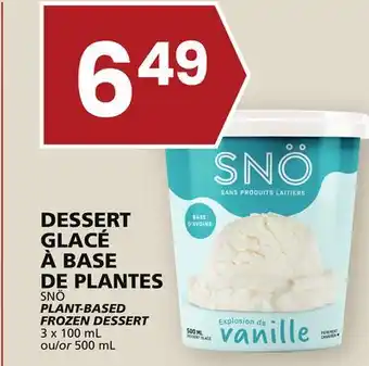 Rachelle-Bery Grocery Snö plant-based frozen dessert offer