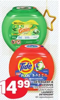 Marché Bonichoix Tide or gain laundry detergent offer