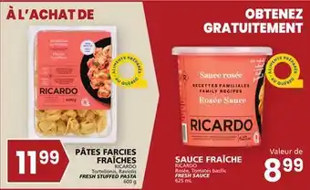 Rachelle-Bery Grocery Ricardo fresh stuffed pasta offer