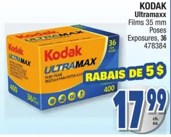 Jean Coutu Kodak ultramaxx films 35 mm offer