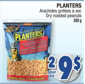 Jean Coutu Planters dry roasted peanuts offer