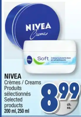 Jean Coutu Nivea creams selected products offer