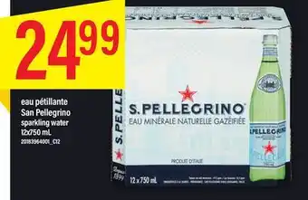Maxi Eau pétillante san pellegrino offer