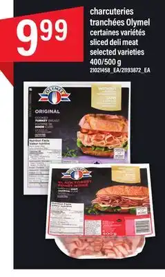 Maxi Charcuteries tranchées olymel, 400/500 g offer