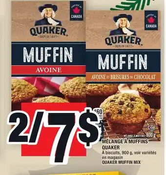 Super C Mélange à muffins quaker | quaker muffin mix offer