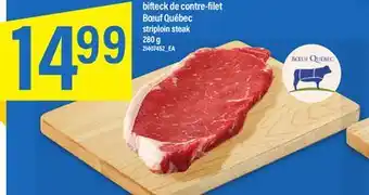 Maxi Bifteck de contre-filet beef québec, 280 g offer