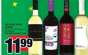 Super C Vin rouge, blanc ou rosé | red, white or rosé wine offer