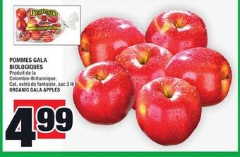 Super C Pommes gala biologiques | organic gala apples offer