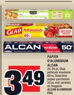 Super C Papier d'aluminium alcan | alcan aluminum foil offer