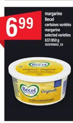 Maxi Margarine becel, 637/850 g offer