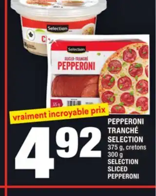 Super C Pepperoni tranché selection | selection sliced pepperoni offer