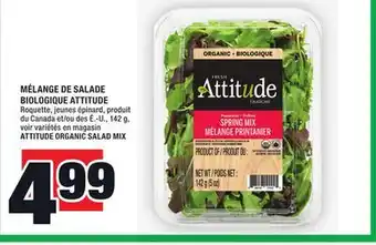 Super C Mélange de salade biologique attitude | attitude organic salad mix offer