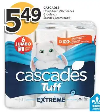 Brunet Cascades essuie-tout sélectionnés offer