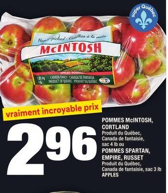 Super C Pommes mcintosh, cortland | apples offer