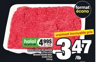Super C Boeuf haché mi-maigre | medium ground beef offer