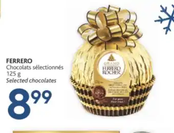 Brunet Ferrero chocolats sélectionnés offer