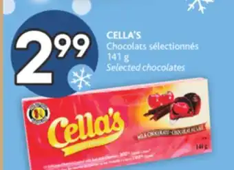 Brunet Cella's chocolats sélectionnés offer
