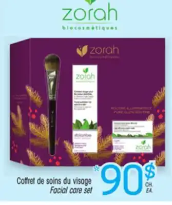 Uniprix Zorah coffret de soins du visage / facial care set offer