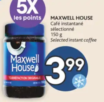 Brunet Maxwell house café instantané sélectionné offer