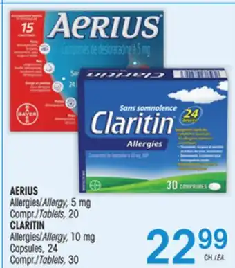 Uniprix Aerius / claritin offer