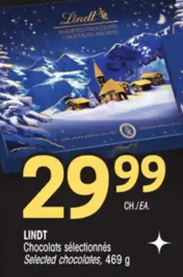 Uniprix Lindt chocolats sélectionnés/ selected chocolates offer