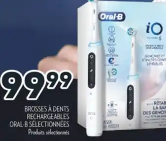 Brunet Oral b brosses à dents rechargeables oral-b sélectionnées offer