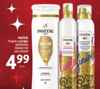 Uniprix Pantene produits capillaires sélectionnés/selected hair care products offer