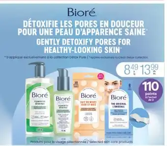 Jean Coutu Bioré selected skin care products offer