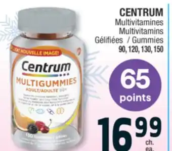 Jean Coutu Centrum multivitamins gummies offer