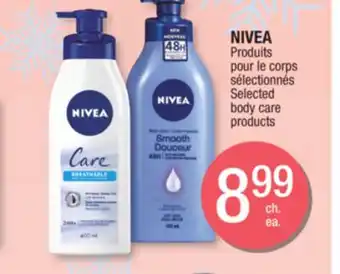 Jean Coutu Nivea selected body care products offer